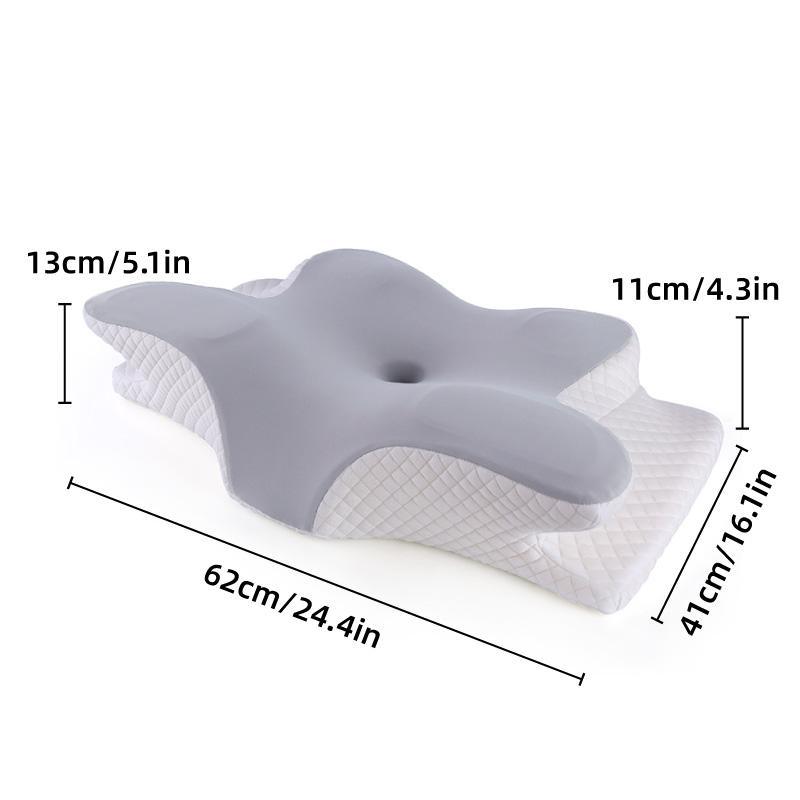 Memory Foam Butterfly Neck Pillow for Enhanced Comfort and Sleep Positioning 3