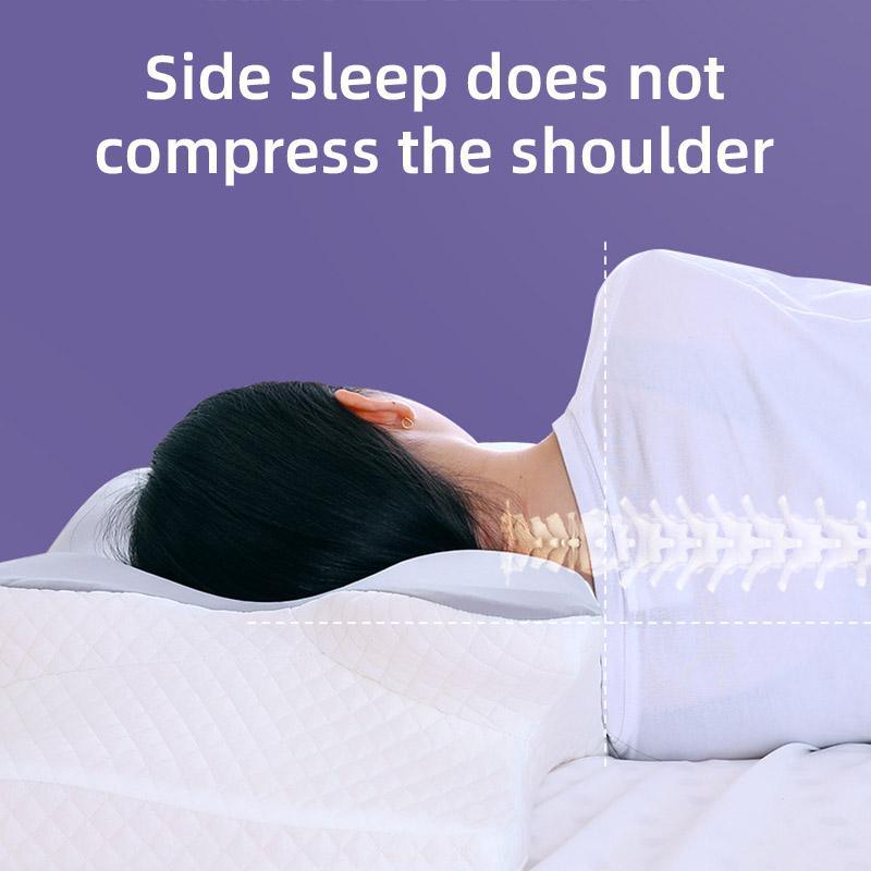 Memory Foam Butterfly Neck Pillow for Enhanced Comfort and Sleep Positioning 5
