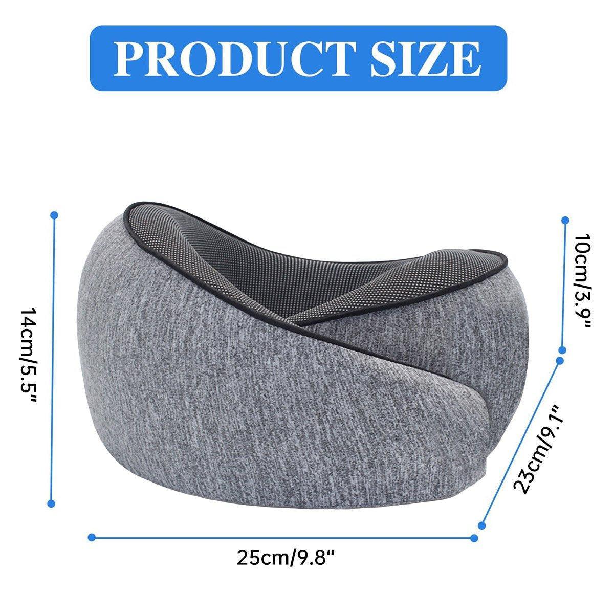 Neck Pillow for Travel Memory Foam Comfortable Breathable Soft U-Shaped 3