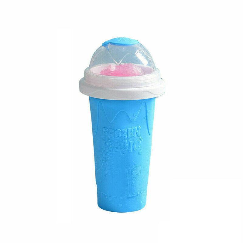Slushie Maker Cup Quick Freeze Magic Squeeze Cup Milkshake Cup Ice Cream Maker - Pink 8