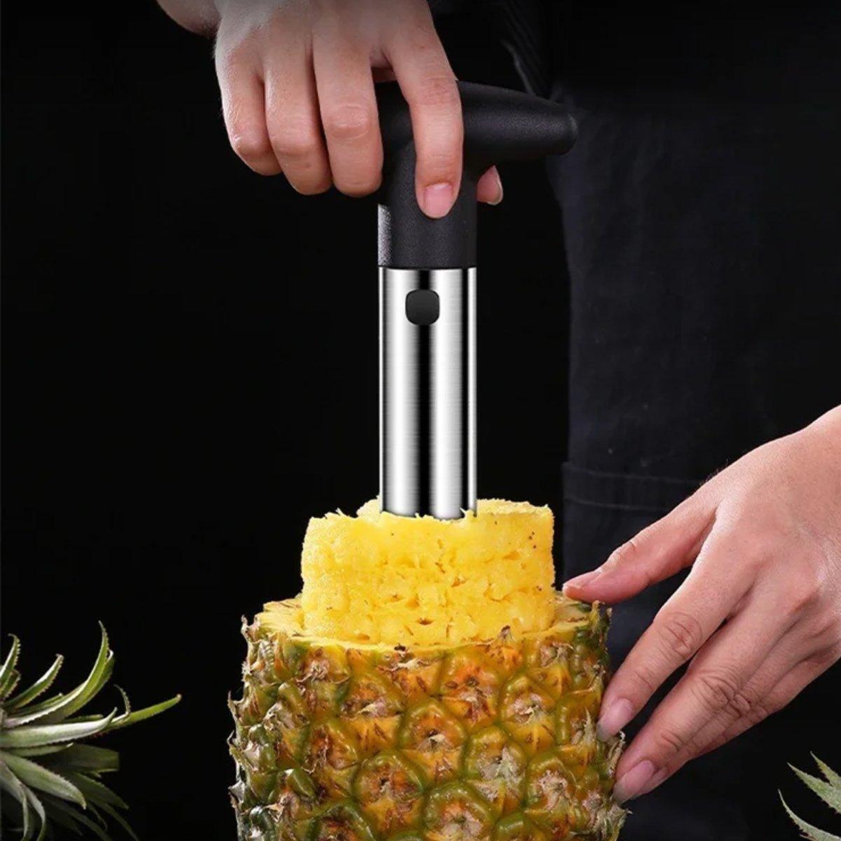 Stainless Steel Pineapple Corer Slicer Peeler Cutter Tool Easy Pineapple Cutter - Pink 5