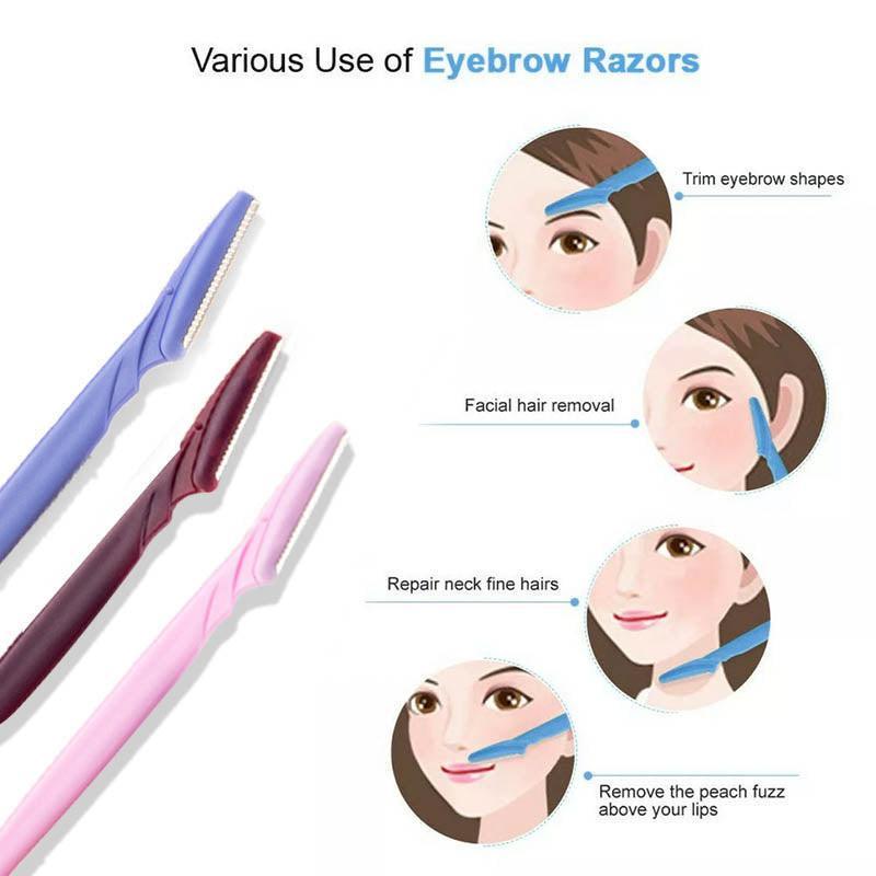 Eyebrow Razor Trimmer Shaver Facial Blade Shave Shaper Hair Remover Women Eye 3