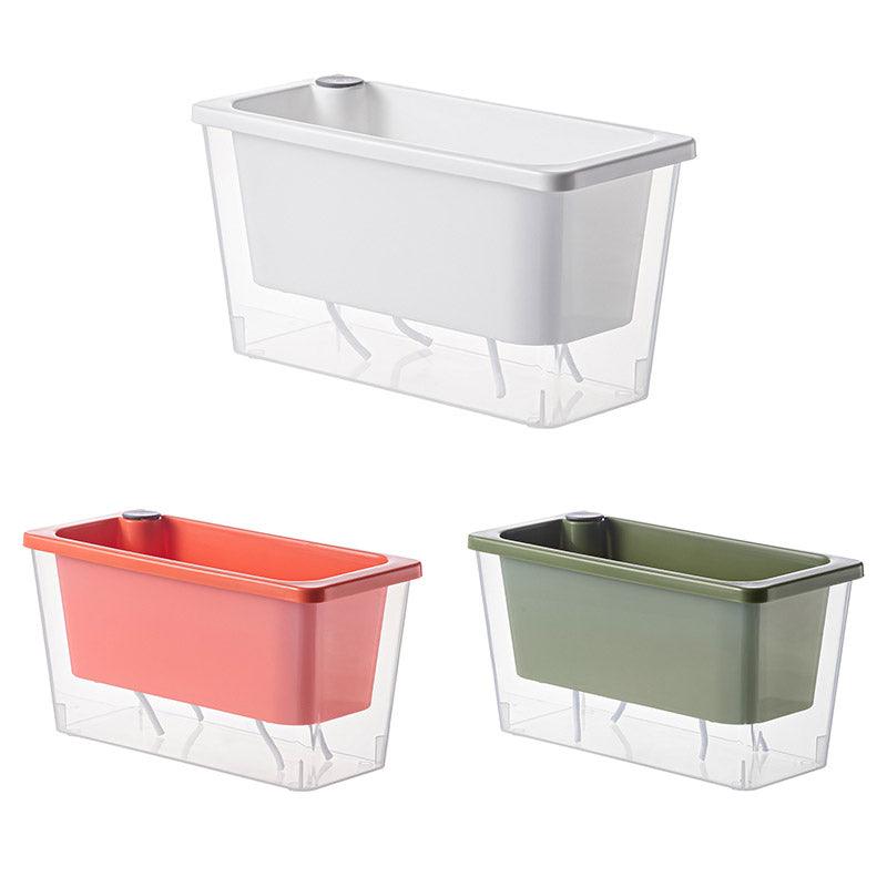 Balcony Vegetable Pot Planter Lazy Self Priming Flower Pot for Indoor Gardening - Green