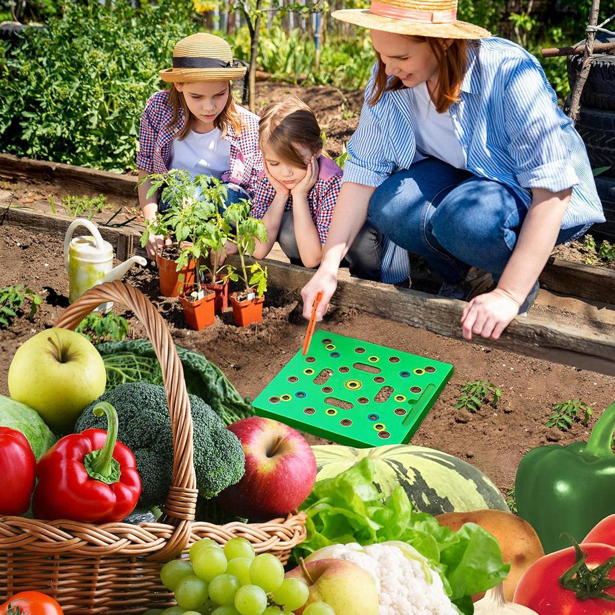 Sowing Templates Square Seed Spacing Gardening Planting Tools Vegetable Boards 4