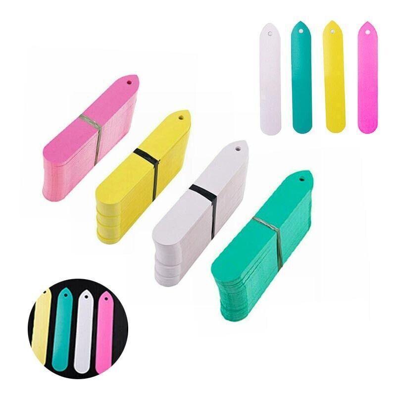 100PCS Plant Labels Flexible Pvc Plastic Garden Tag Nursey Seeding Marker Pen Bulk Sale - Pink 4