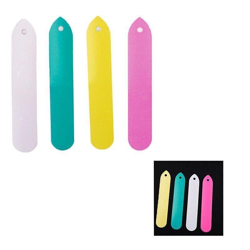 100PCS Plant Labels Flexible Pvc Plastic Garden Tag Nursey Seeding Marker Pen Bulk Sale - Pink 5