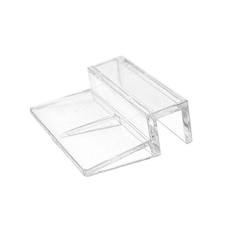 4Pcs Aquarium Fish Tank Glass Cover Support Holder Acrylic Clip Bracket 6/8/10/12mm - 12mm 7