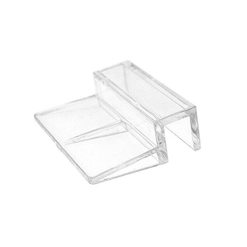 4Pcs Aquarium Fish Tank Glass Cover Support Holder Acrylic Clip Bracket 6/8/10/12mm - 12mm 8