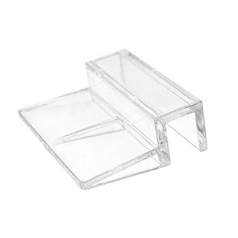 4Pcs Aquarium Fish Tank Glass Cover Support Holder Acrylic Clip Bracket 6/8/10/12mm - 12mm 9