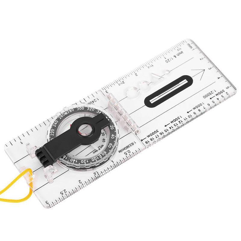 Baseplate Pocket Compass Military Orienteering Hiking Camping Maps Lensatic Army 3