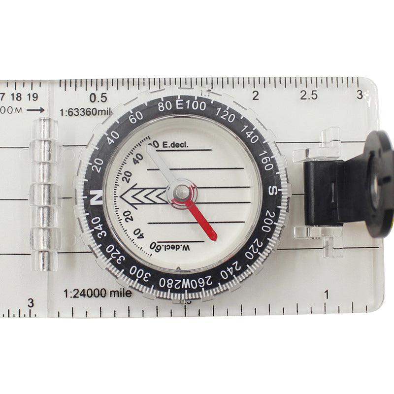 Baseplate Pocket Compass Military Orienteering Hiking Camping Maps Lensatic Army 5