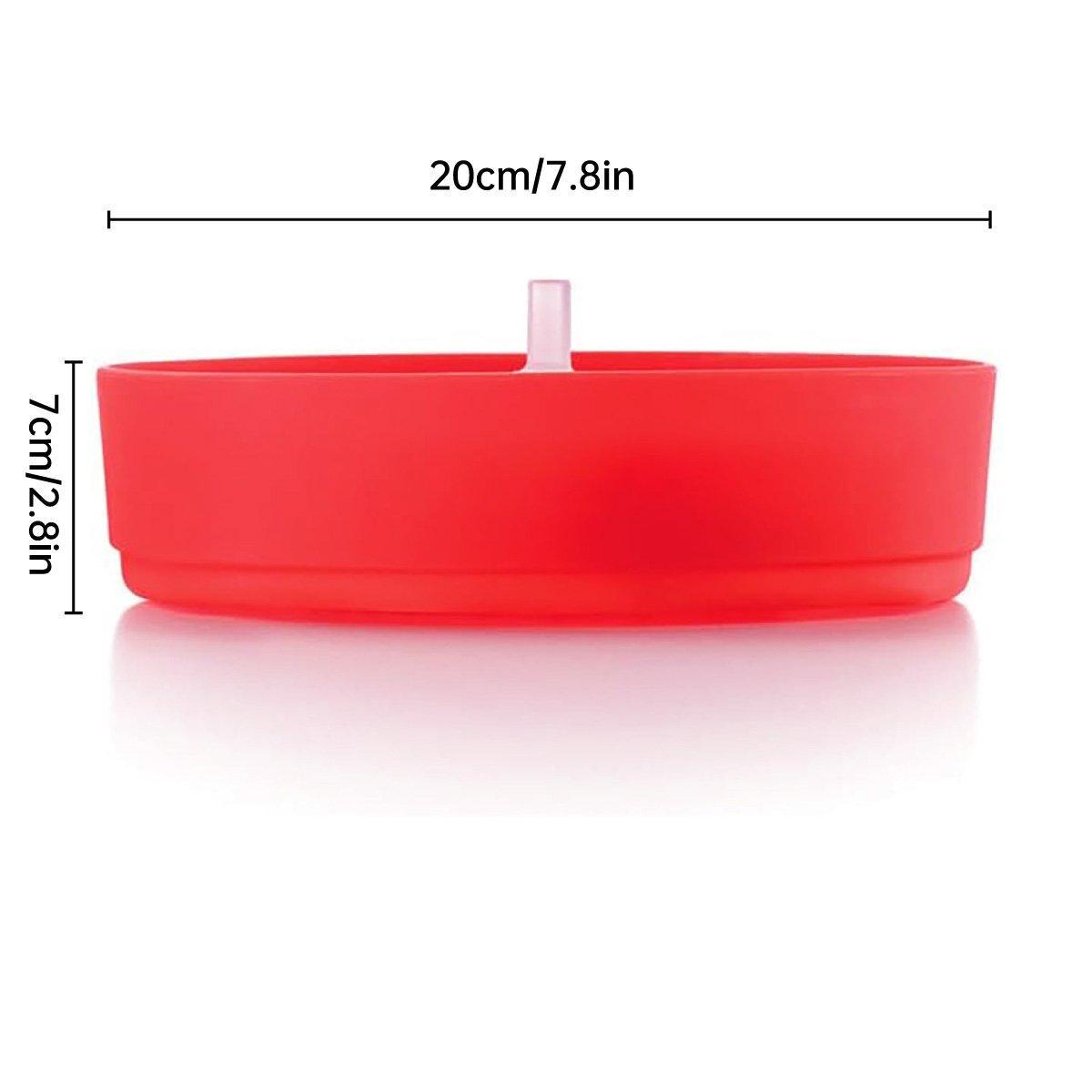 Foldable Silicone Microwave Popcorn Bucket High Temperature Resistant Bowl 4