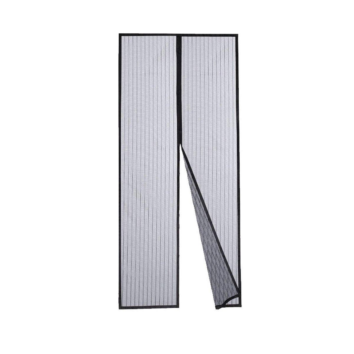 Striped Screen Door Curtain Mesh with Auto Close for Insect Protection and Ventilation - 100*210cm 7
