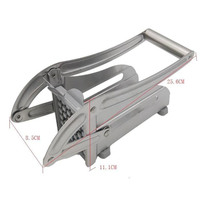 Chip Potato Chipper Maker French Fries Dicer Slicer Chopper Cutter and 2 Blades 3