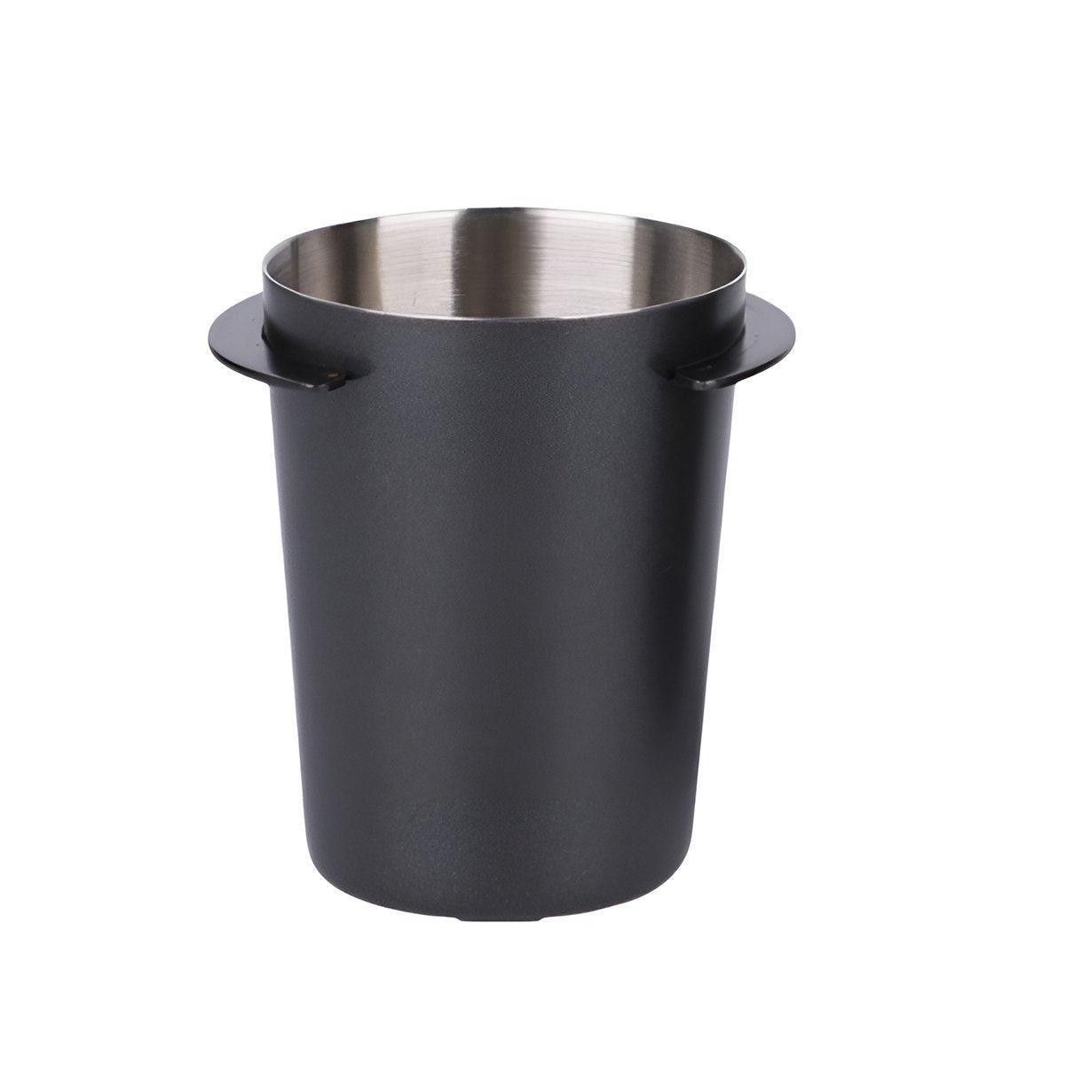 58mm Stainless Steel Coffee Catchers Coffee Maker Handle Accessories Durable Use - Black 6