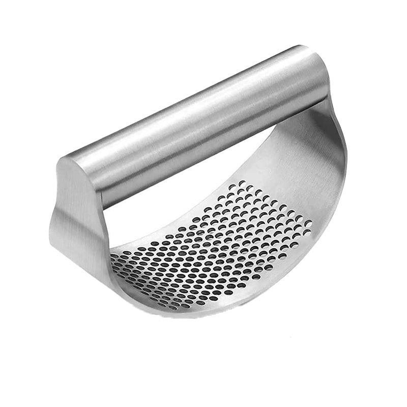 Stainless Steel Garlic Masher Press Crusher Squeezer Masher Kitchen Gadget Au - Black 7
