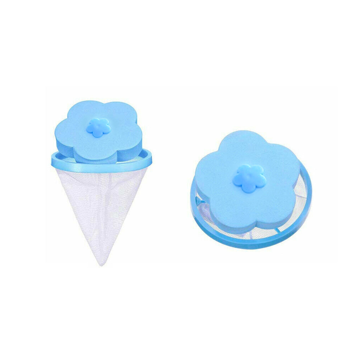 5X Washing Machine Filter Bag Floating Lint Hair Catcher Mesh Pouch Laundry Tool - Pink *5 PCS 7