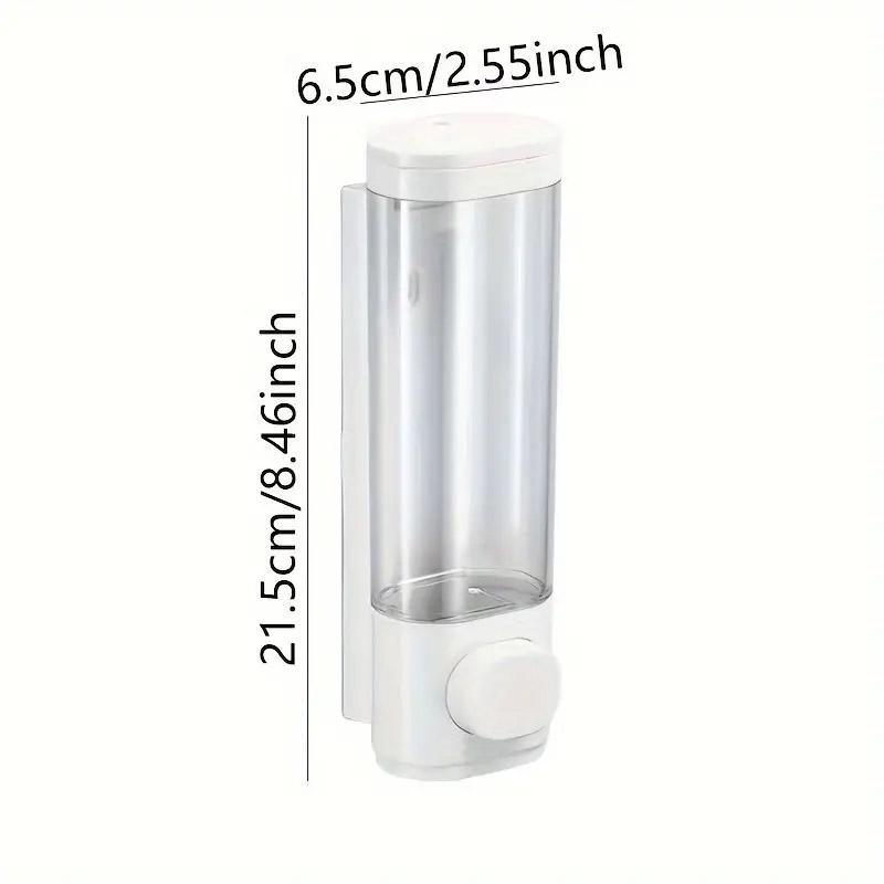 Wall Mounted Soap Dispenser Manual Press Shower Gel Bottle for Hand Sanitizer 3
