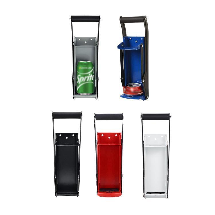 Can Crusher 12/16oz Beer Smasher Aluminium Recycling Wall Mount Bottle Opener - Red 3