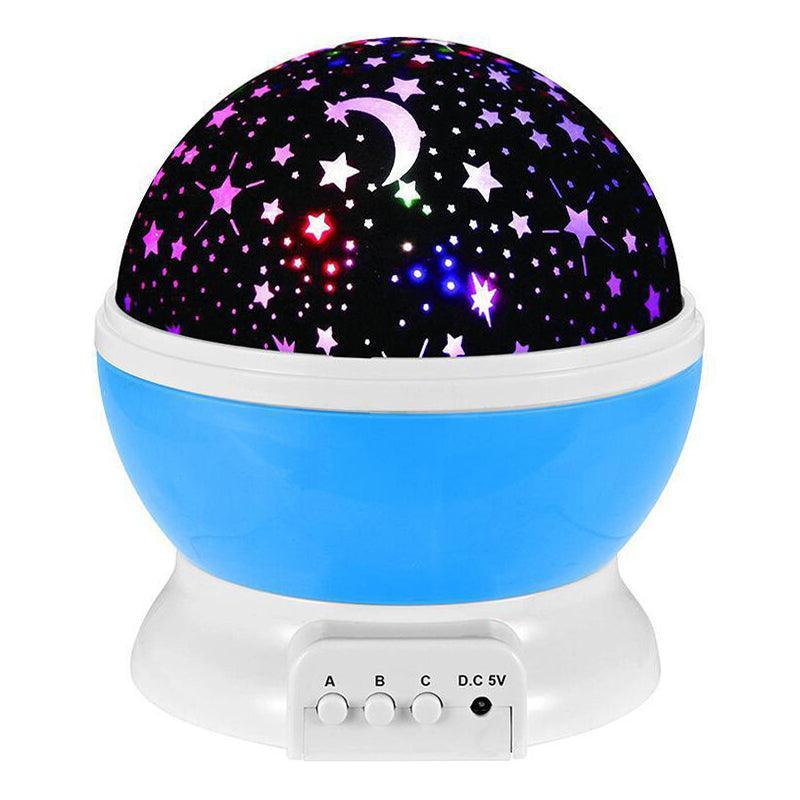 LED Night Star Galaxy Projector Rotating Lamp for Bedroom Ambience and Gift Use - Black 8