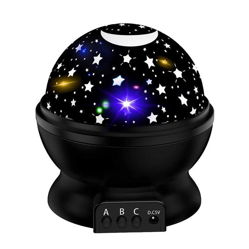 LED Night Star Galaxy Projector Rotating Lamp for Bedroom Ambience and Gift Use - White 6
