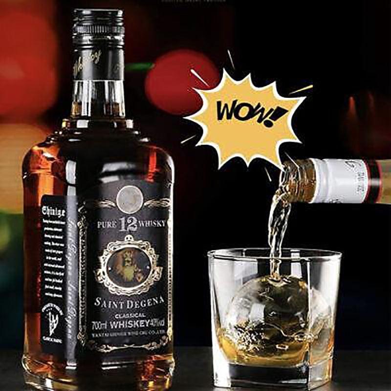 Large Ice Cube Tray Ball Maker Big Silicone Mold Sphere Whiskey Round Mould - Square 6 grid 3