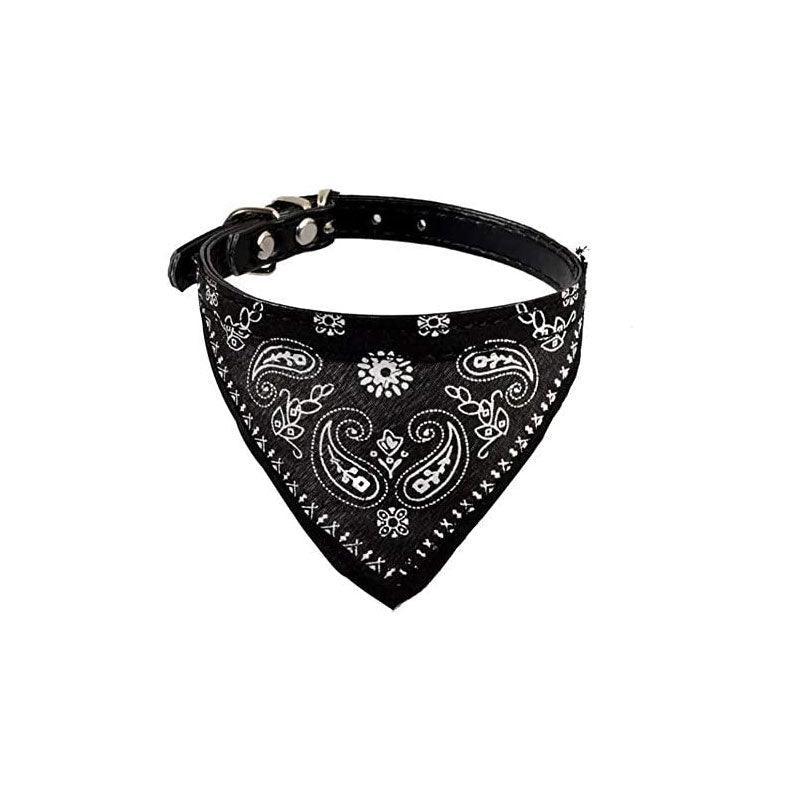 Adjustable Bandana Collar with Bell for Small Dogs and Cats Triangle Scarf Style - Red 7