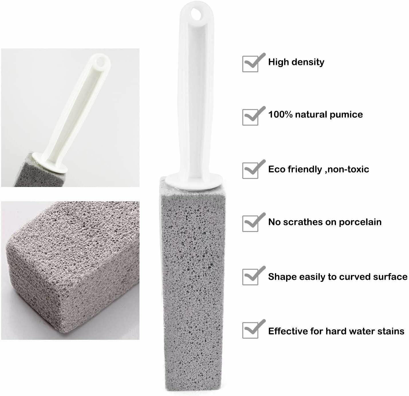 Pumice Stone Wand Tile Cleaning Stains Brush Cleaner Tool Toilet Bowl Bathtub 4
