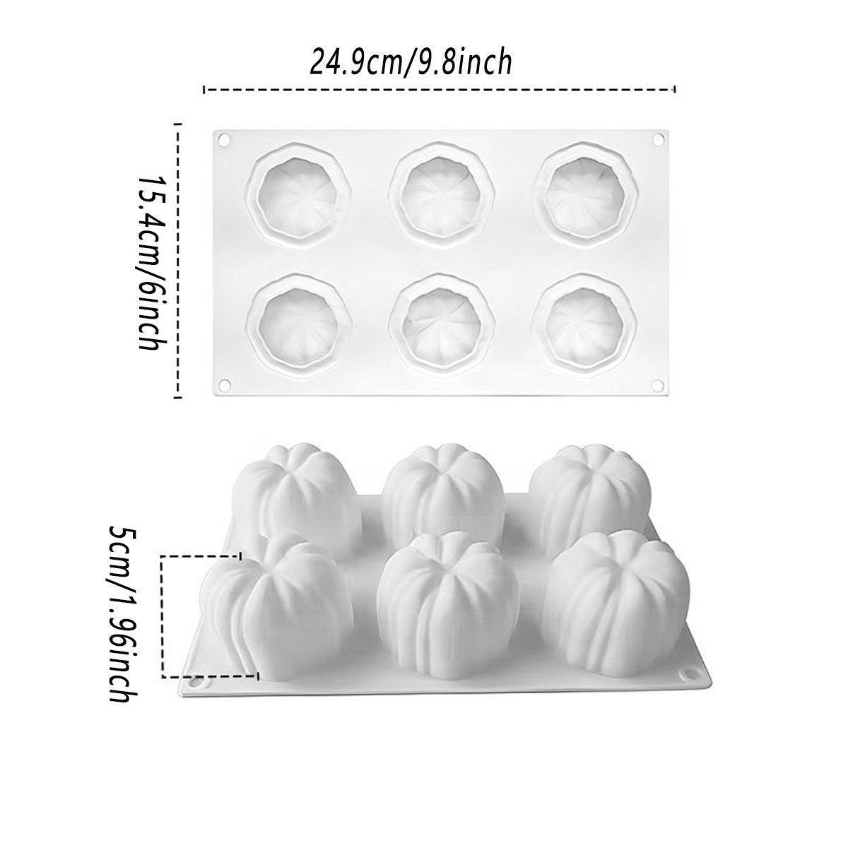 Halloween Silicone Chocolate Cake Mold Pumpkin Mold Baking DIY Handmade Soap 3