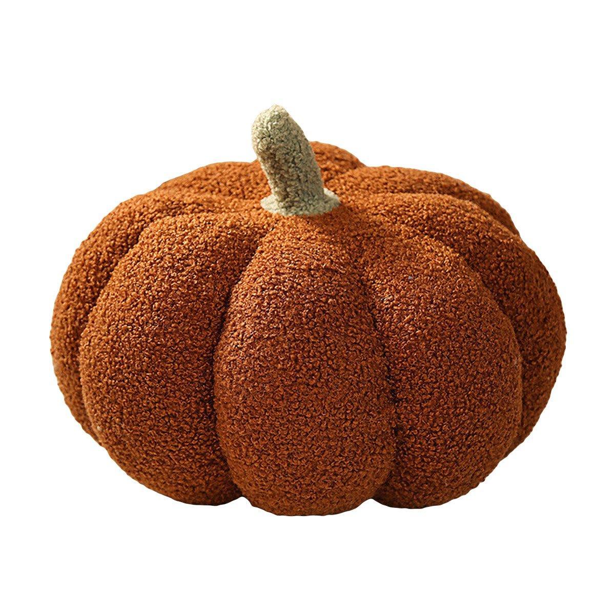 Soft Plush Pumpkin Pillow Cushion Sofa Living Room Bay Window Decor Indoor Toy - Red 10