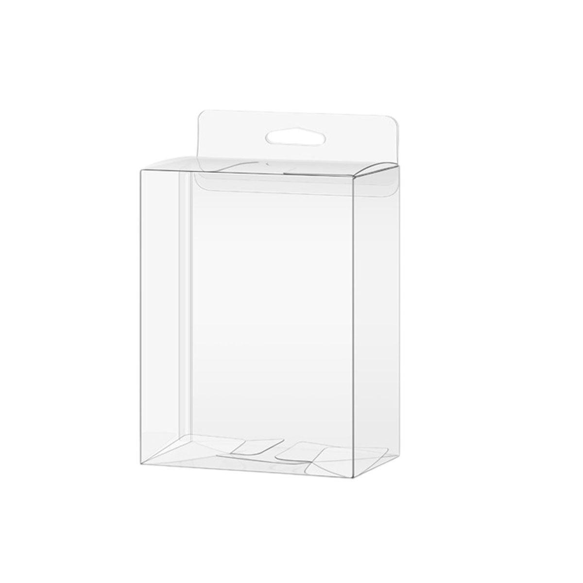 50pcs Transparent Gift Boxes with Hooks Clear Packaging Storage Containers - 10x3.2x17.5cm 7
