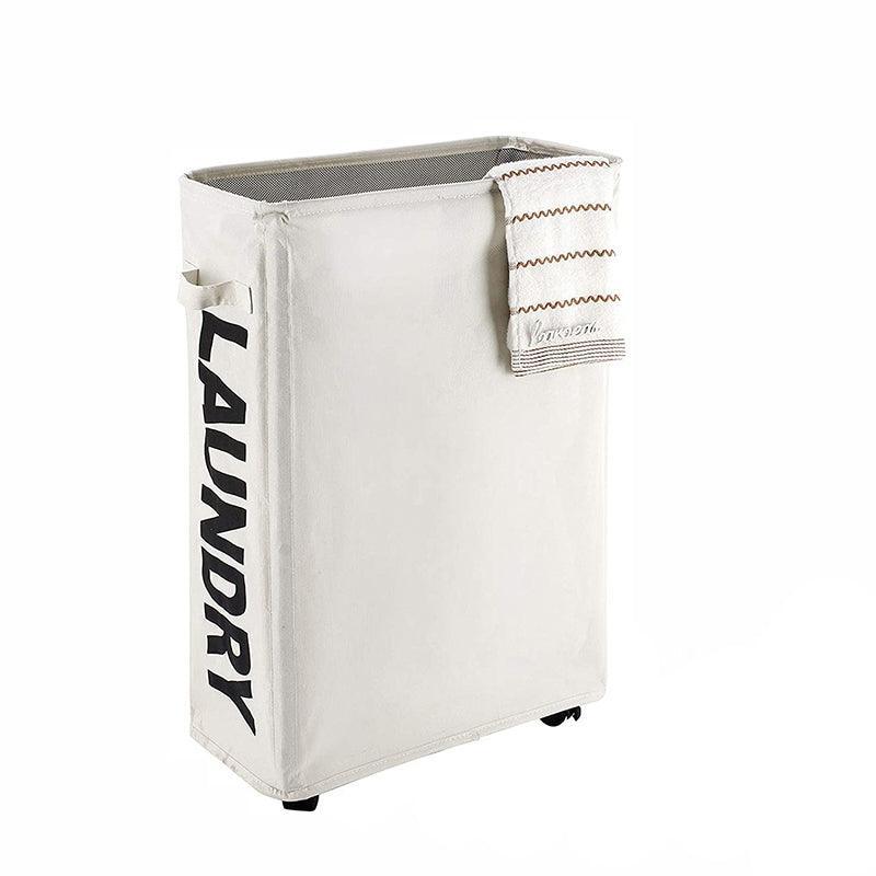 Large Foldable Laundry Washing Clothes Storage Bag Hamper Basket Bin Organiser - Light Blue 7