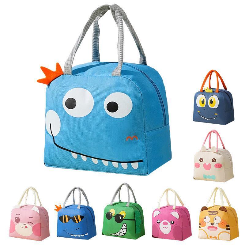 Oxford Portable Insulated Thermal Cooler Lunch Box Carry Picnic Case Storage Bag - Beige