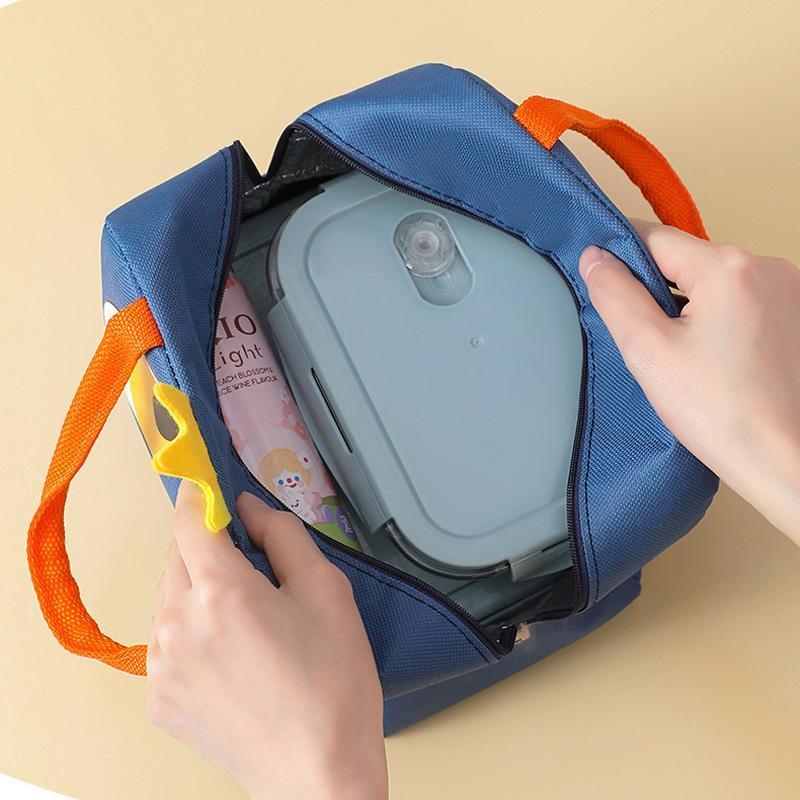 Oxford Portable Insulated Thermal Cooler Lunch Box Carry Picnic Case Storage Bag - Beige 3