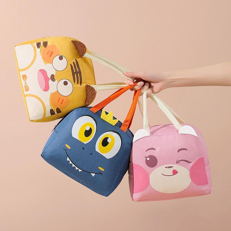 Oxford Portable Insulated Thermal Cooler Lunch Box Carry Picnic Case Storage Bag - Beige 5