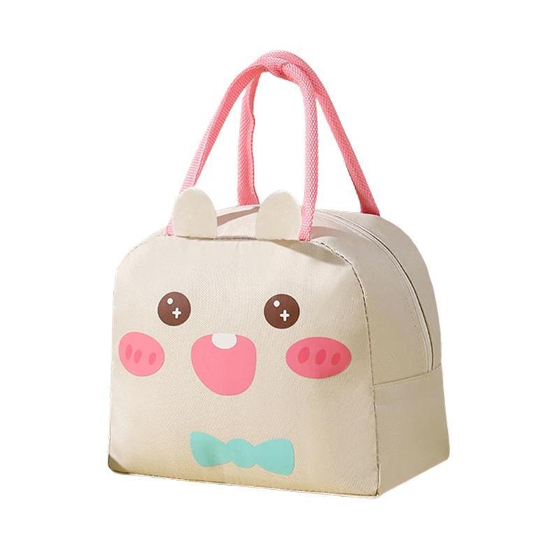 Oxford Portable Insulated Thermal Cooler Lunch Box Carry Picnic Case Storage Bag - Pink 9