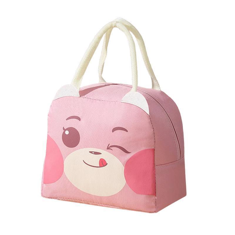 Oxford Portable Insulated Thermal Cooler Lunch Box Carry Picnic Case Storage Bag - Pink 10