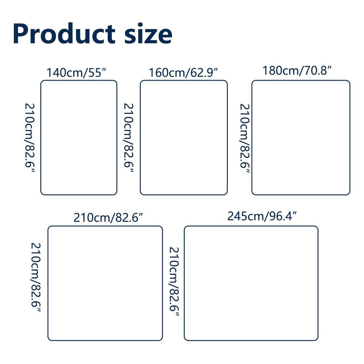 Luxury Hotel Quilt Core – Soft Microfiber Down Alternative Comforter for All Seasons - 210x210cm-Brushed 3