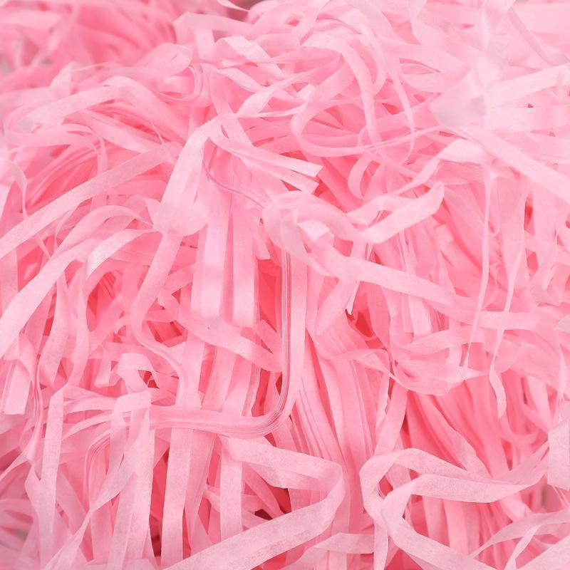 500g Colorful Raffia Paper Shreds Gift Box Filler Decorative Packaging - 5Packs-Army-Green 11