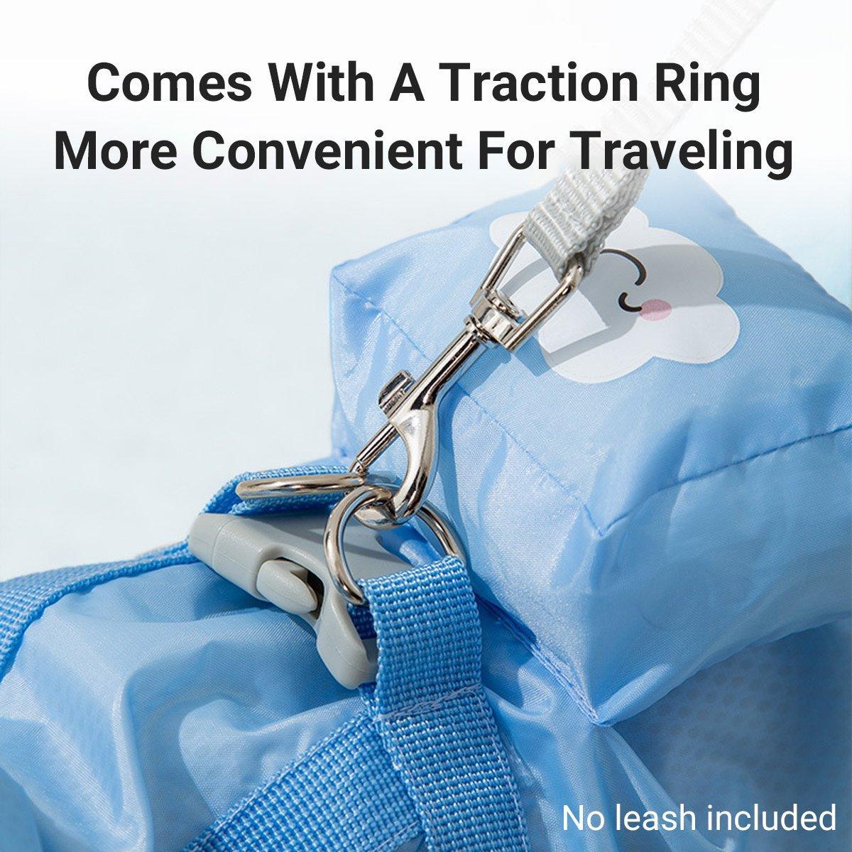 Waterproof Dog Raincoat with Feet Full Coverage Pet Rainy Clothes for Small Dogs - Blue - M 4