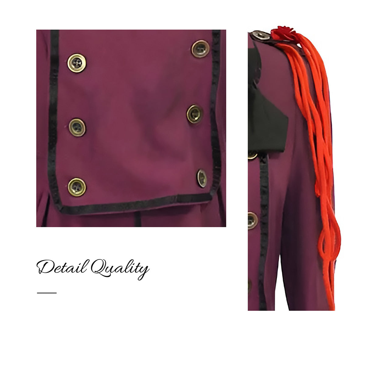 Gothic Renaissance Dress Ruffled Long Sleeve Medieval Cosplay Steampunk Gown - L 4