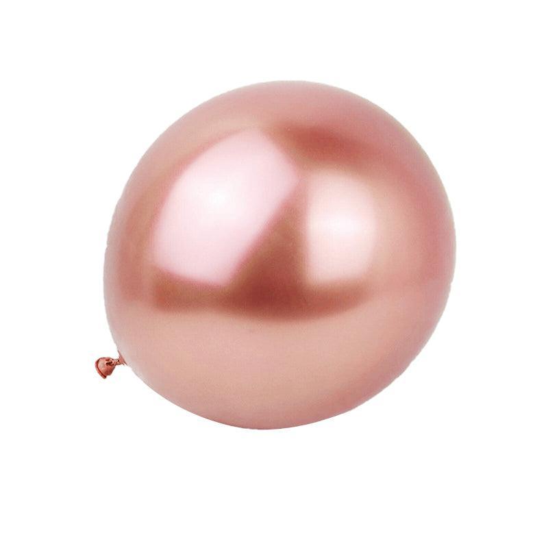 Metallic Latex Balloons 12 Inch Chrome Party Balloons for Birthday Wedding Decoration - Red 50PCS 8