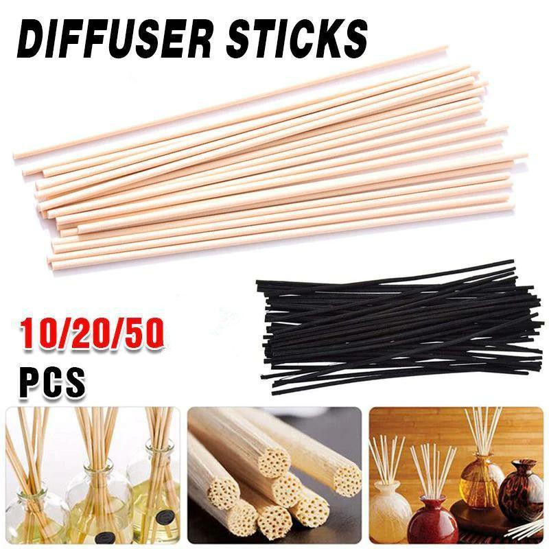 Premium Quality Reed Diffuser Reeds Rattan Stick 3x260mm Black - 20pcs