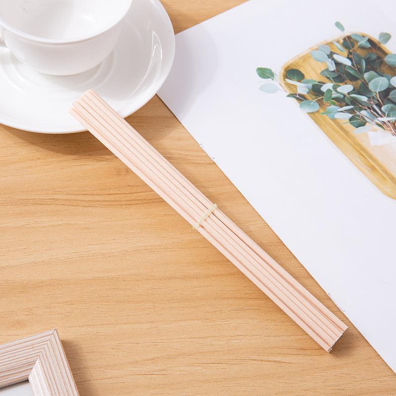 Premium Quality Reed Diffuser Reeds Rattan Stick 3x260mm Wood Colour - 10pcs 5