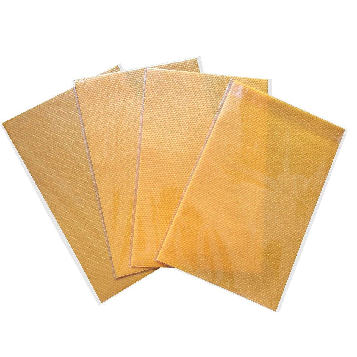 4PCS Cuttable Kitchen Anti-slip Mat Anti-fouling Refrigerator Drawer Liner Mat - White 6