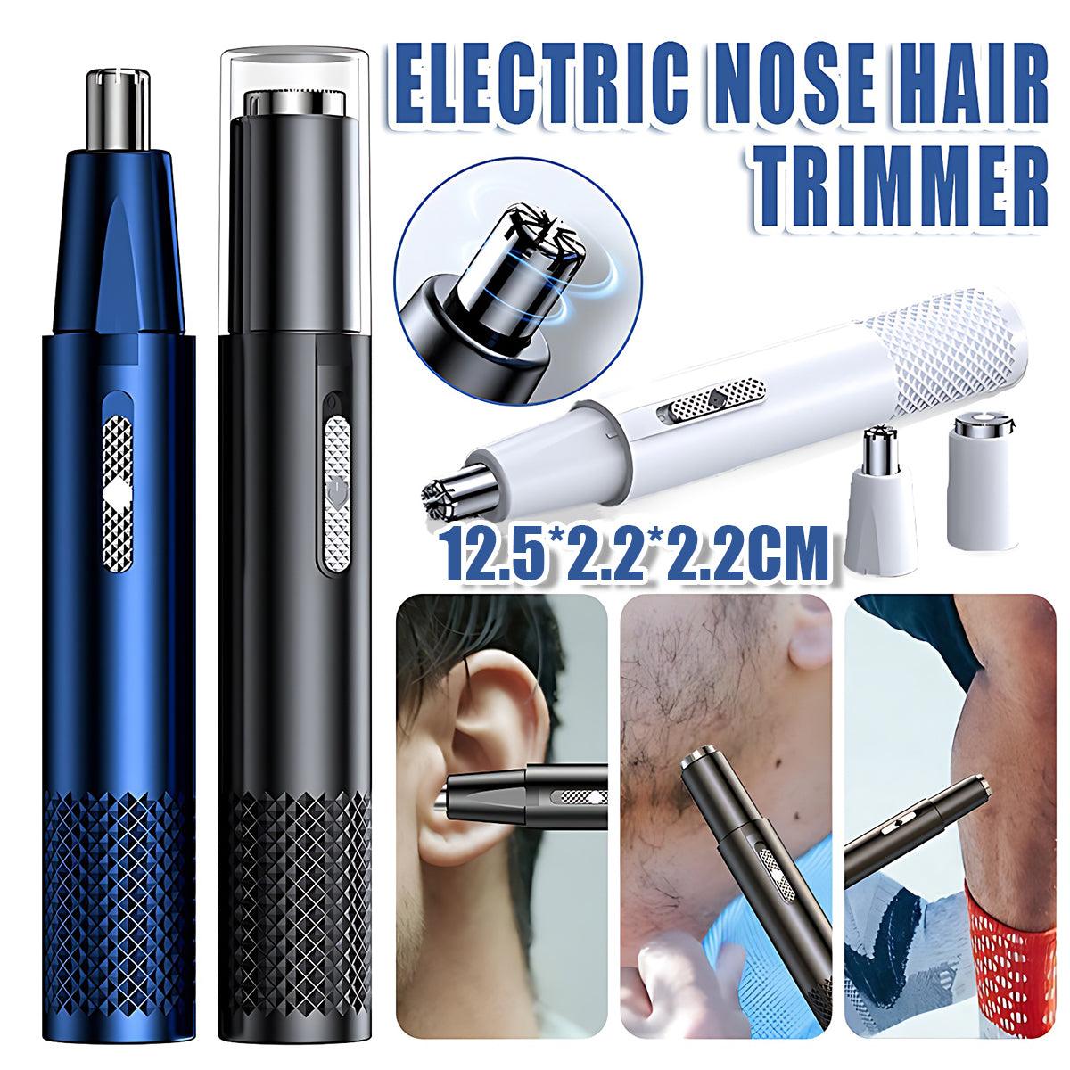 Remover Nose Ear Clipper Hair Trimmer Eyebrow Electric Men Rechargeable Shaver - Blue