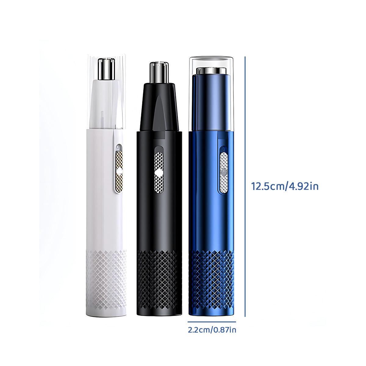 Remover Nose Ear Clipper Hair Trimmer Eyebrow Electric Men Rechargeable Shaver - Blue 3