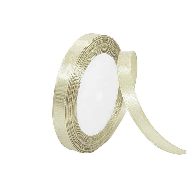 10mm Width Satin Hair Ribbon Wedding Party Decoration Gift Banquet 22m - Rose Red 9