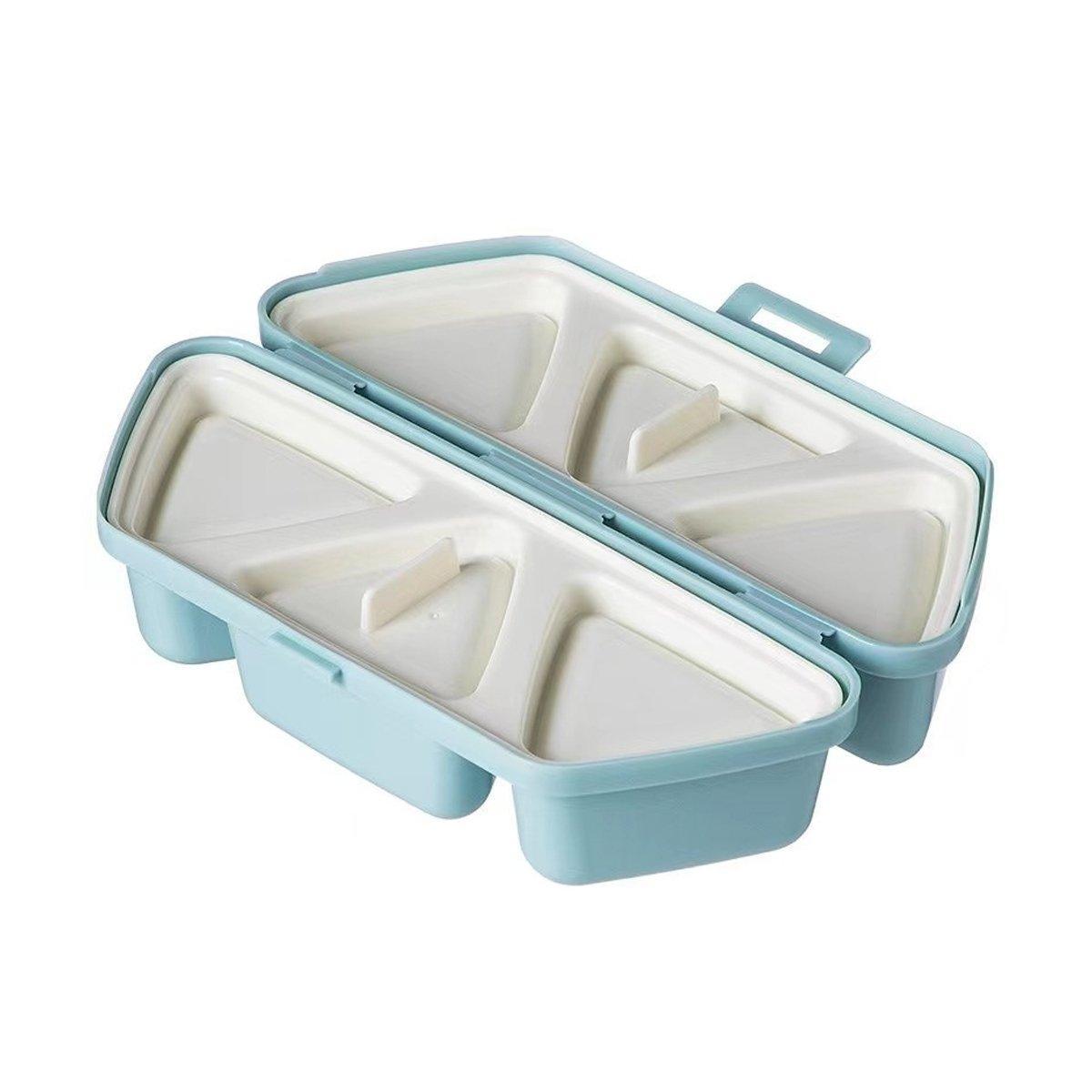 Triangle Onigiri Bento Compartment Lunch Box Portable Food Storage Container