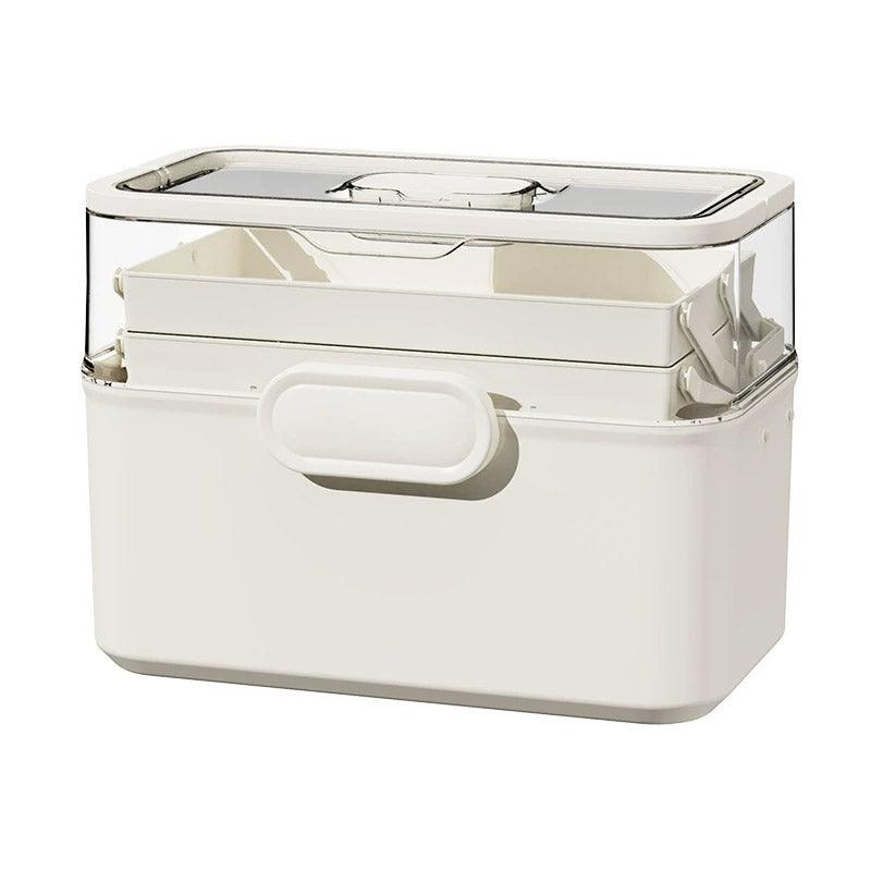 Large Capacity 3 Layer Medicine Box Family Medical Storage Case First Aid Supply